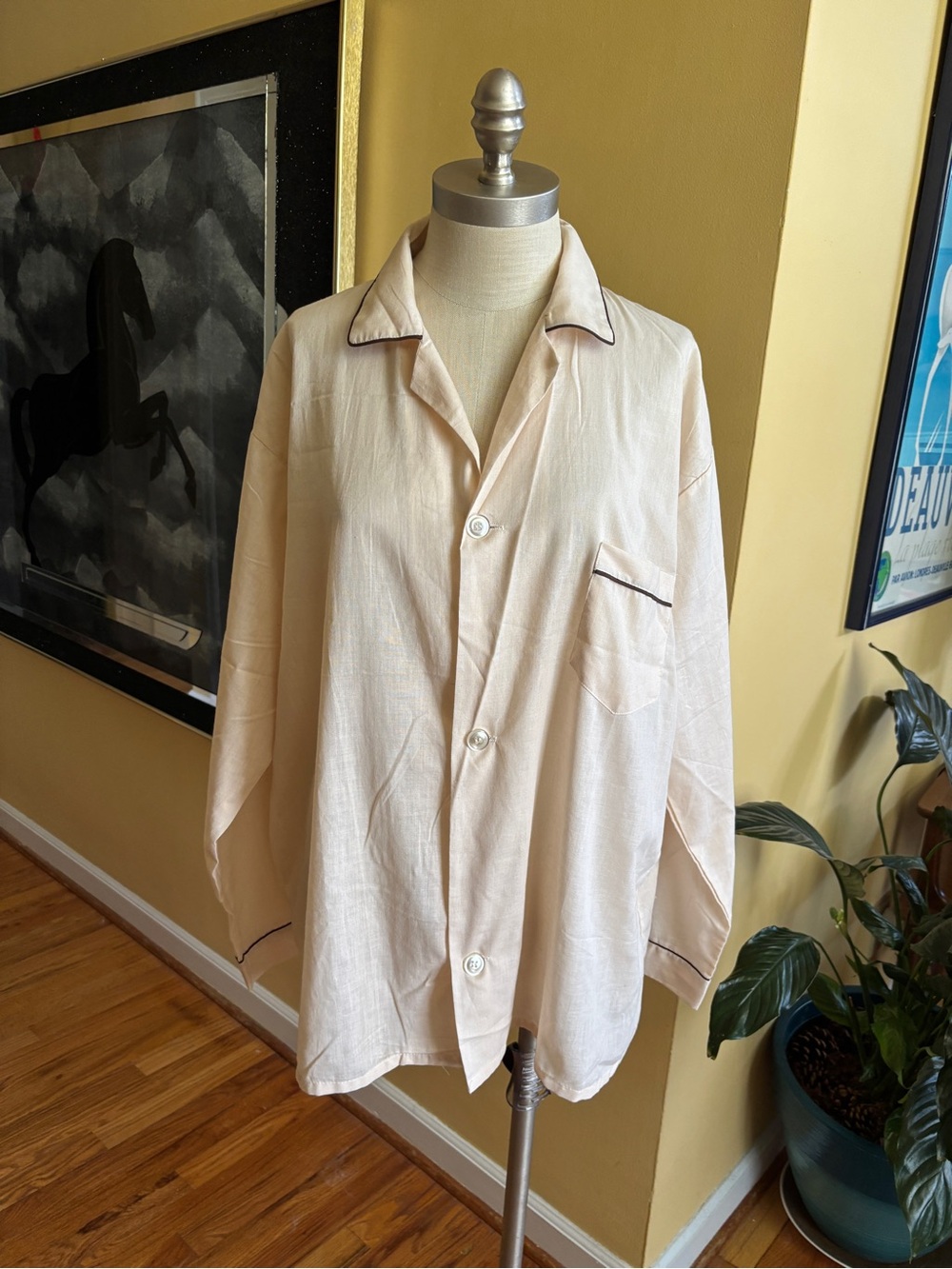 vintage ivory pajamas